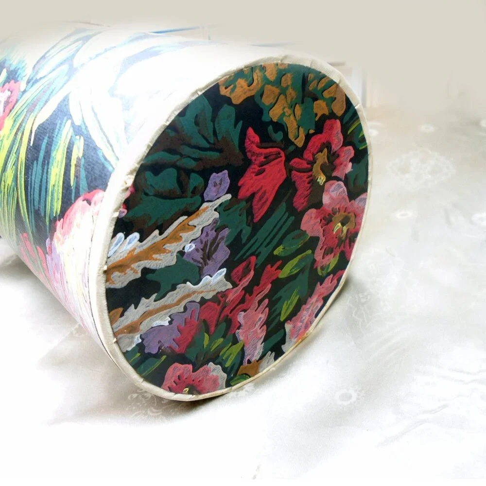 Vintage Wallpaper Storage Box, Super Retro